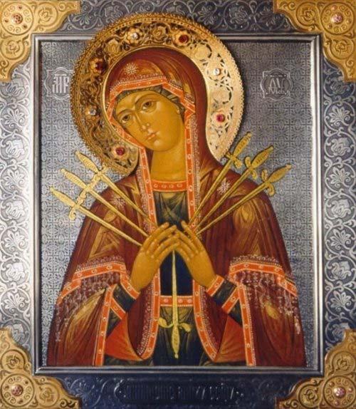 The Akathist to The Most Holy Mother of God Softener of Evil Hearts The Apolytikion in Tone 5 Soften our evil hearts, O Theotokos, * and quench the attacks of those who hate us * and loose all