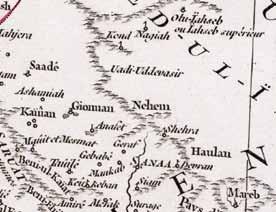 The 1771 map to which Ross Christensen referred was made by German-born Carsten Niebuhr, a member of the Danish