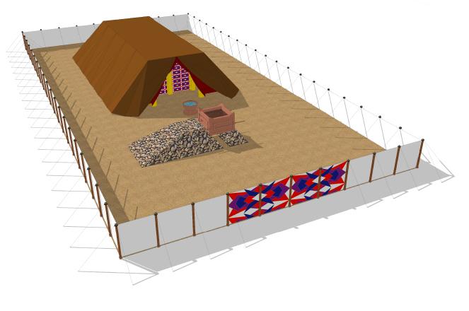 Illustration: Model of the Tabernacle Compound 10 10 http://en.