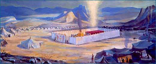 Illustration: The Tabernacle in the Wilderness with the Shekinah (Glory Cloud) 11 The Shekinah (Glory Cloud) filled the Tabernacle: Then the cloud covered the tent of meeting, and the glory of the