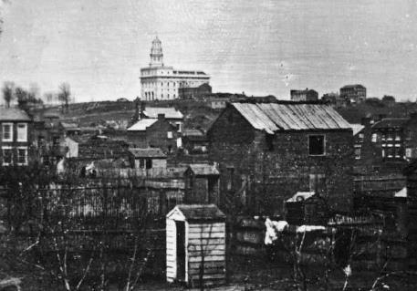 Chapter 3 NAUVOO Life Together This view of Nauvoo was taken as the temple neared completion in 1846.