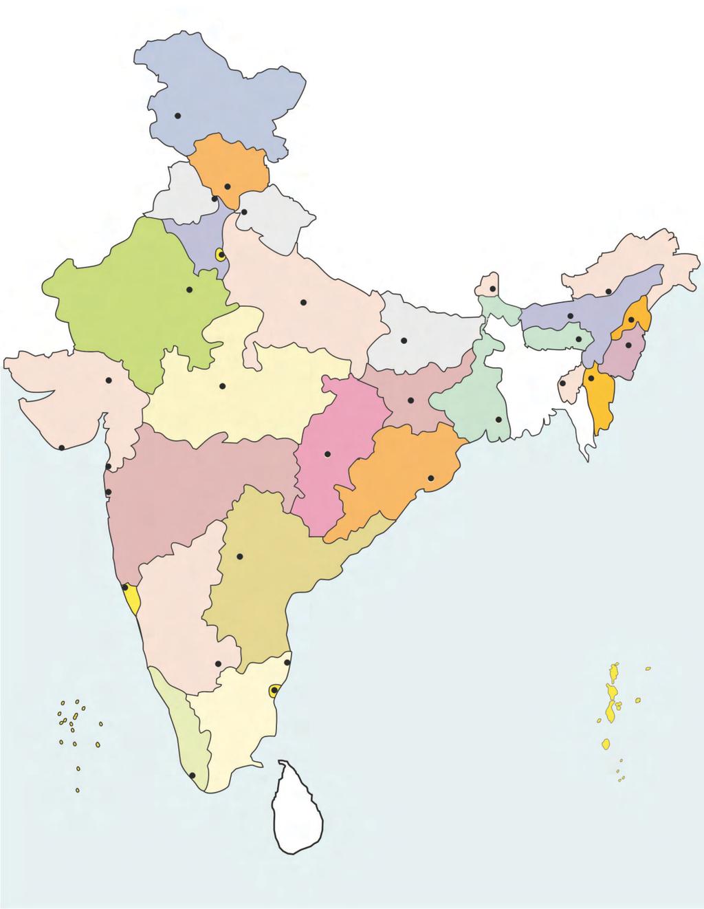 MY STATE Locate our state in the India map given and