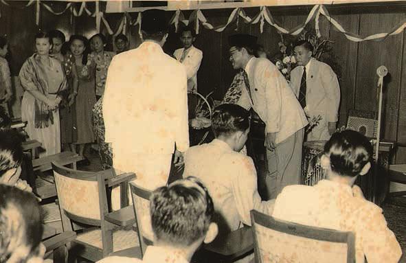 HBIX at a social occasion in the 1950s.