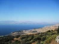 We ll drive to the Galilee and enjoy a breathtaking view of the Kineret - the Sea of Galilee, from the Arbel Cliffs.