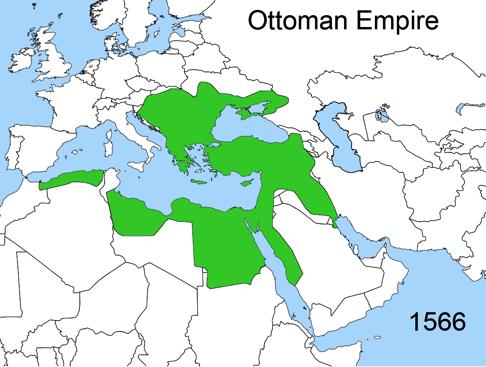 Ottoman Empire Original locacon was Asia Minor.