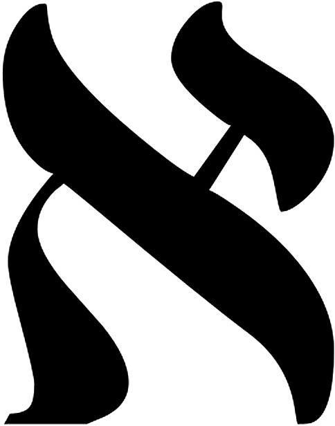 Spiritual Meaning of the Aleph Aleph = 1 and is A, E, I, O, U of Hebrew The Aleph is one letter, made up of three other Hebrew letters, signifying ONE and singly representing YAH.