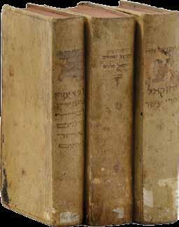 On the title page is an ancient signature: "Moshe ben H.Y.D. of P.B.". On the back binding is a list (damaged) of births and deaths from 1751-1780. [4], 362 leaves. 18.5 cm.