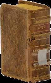 Light-colored original leather binding. With gilt embossments. Damages and tears to binding. Opening price: $300 182.