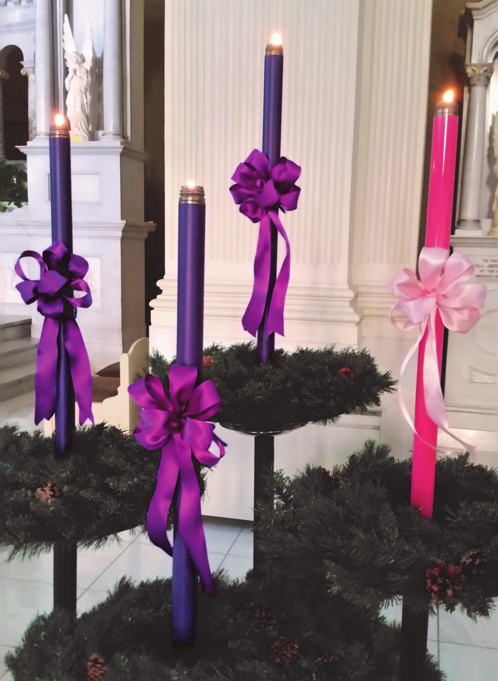 Fourth Sunday of Advent - December 20, 2015 Advent Wreath St.