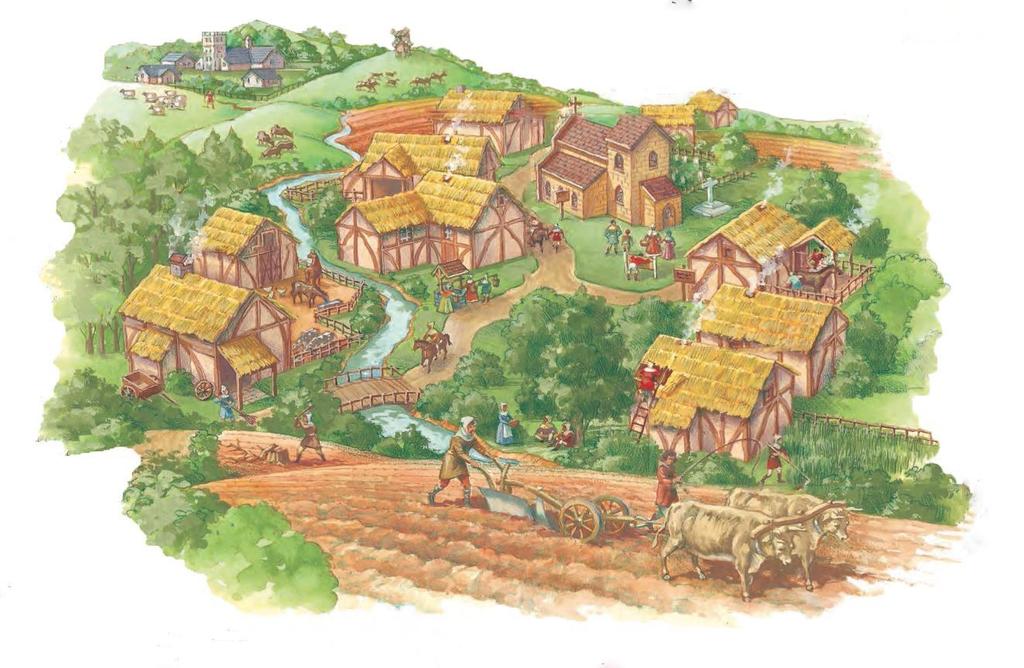 Medieval towns and life on a Feudal