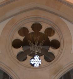 Church mice - see opposite Dove: - see opposite Altar Rail: