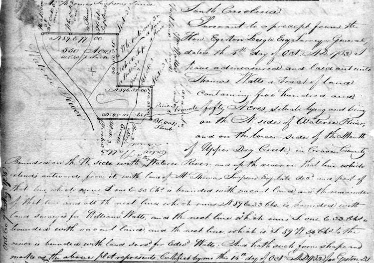 The next day, the surveyor laid out the adjacent tract for Edward. JULY 1767 CAMDEN DISTRICT, SOUTH CAROLINA Context.