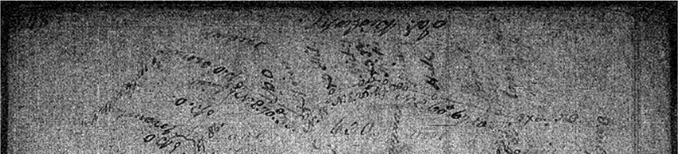 Although much of the plat is illegible, one notable point is the appearance of John Watts and John King as adjacent landowners.