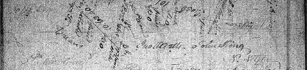 (Watts) Hornsby. Note the names of other adjacent neighbors: John Barber, and Bartly [Bartlett] Hinson. These men appear in numerous records as neighbors and associates of our John Watts.