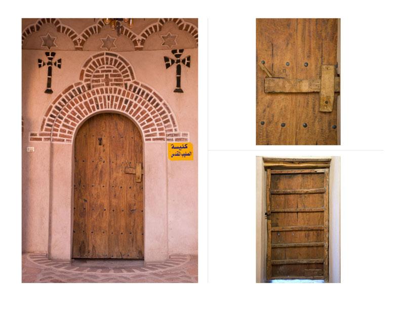 12 Deir al-salib, The Monastery of The Cross. East church door, exterior (left) (1).