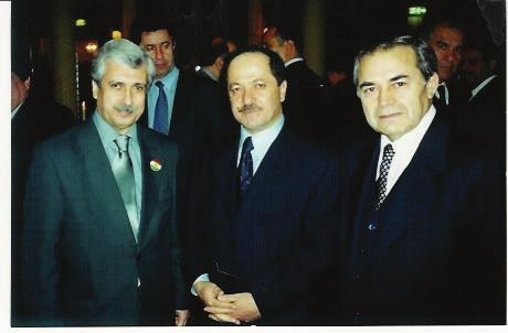 President of KNC Dr. Jawad Mella and President of Kurdistan Mr.