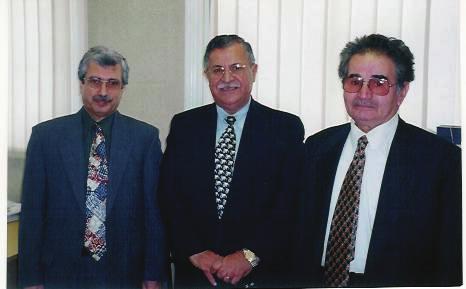 President of KNC Dr. Jawad Mella and President of Iraq Mr.