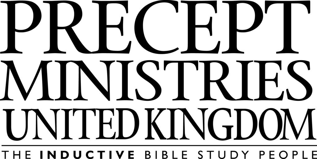 Precept Ministries UK, Christian Centre, Dews Road, Salisbury SP2 7SN Tel 01722 770028 E: admin@precept.org.