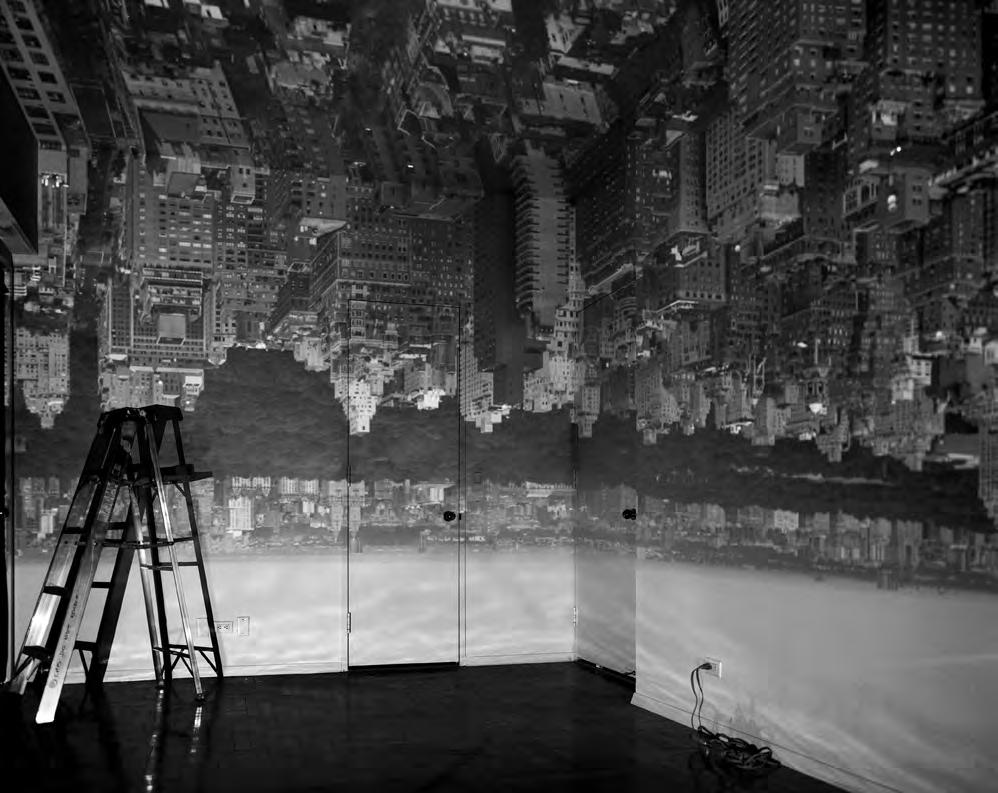 Camera Obscura Image of Manhattan View Looking West in Empty Room, 1996 a bridge between Buddhism and Western tradition but an experiential space in which the two can act upon one another resonate
