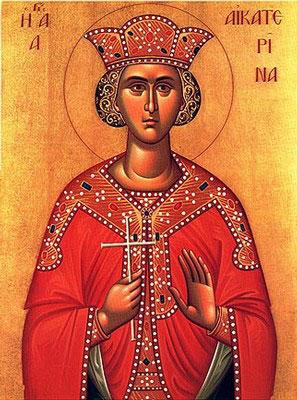 Catherine the Great Martyr of Alexandria SAINT CATHERINE...November 25th Saint Catherine, who was from Alexandria, was the daughter of Constas (or Cestus).