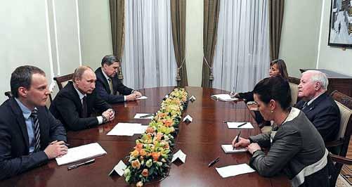 Kremlin.ru Former German Chancellor Helmut Schmidt (on the right) meets with Russian President Putin December 11, 2013 in Moscow. Look at the Twentieth Century.