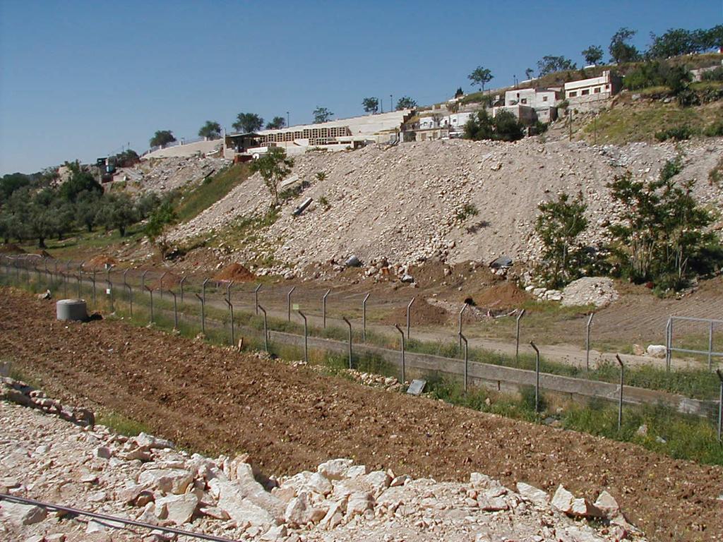 Soil from the Temple Mount illegally dumped by the Waqf in the Kidron Valley For your