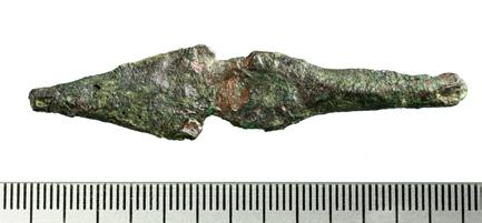 1 1 2 3 4 5 6 7 1 Bronze arrowhead dated