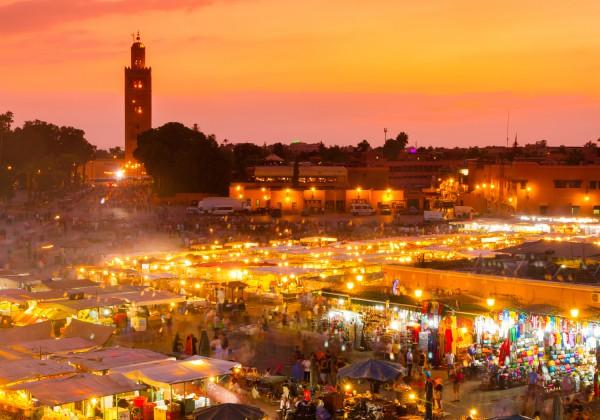 Casablanca, Rabat, Volubilis, Fes, Merzouga, Todra Gorge, Ait Benhaddou and Marrakech Specialist local guides at some sites Entrance Fees to all included sites Camel trek into the Sahara Desert