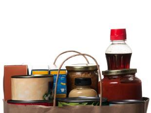 urham Urban Ministries Food D Pantry items for the month are soups, peanut butter & jelly.