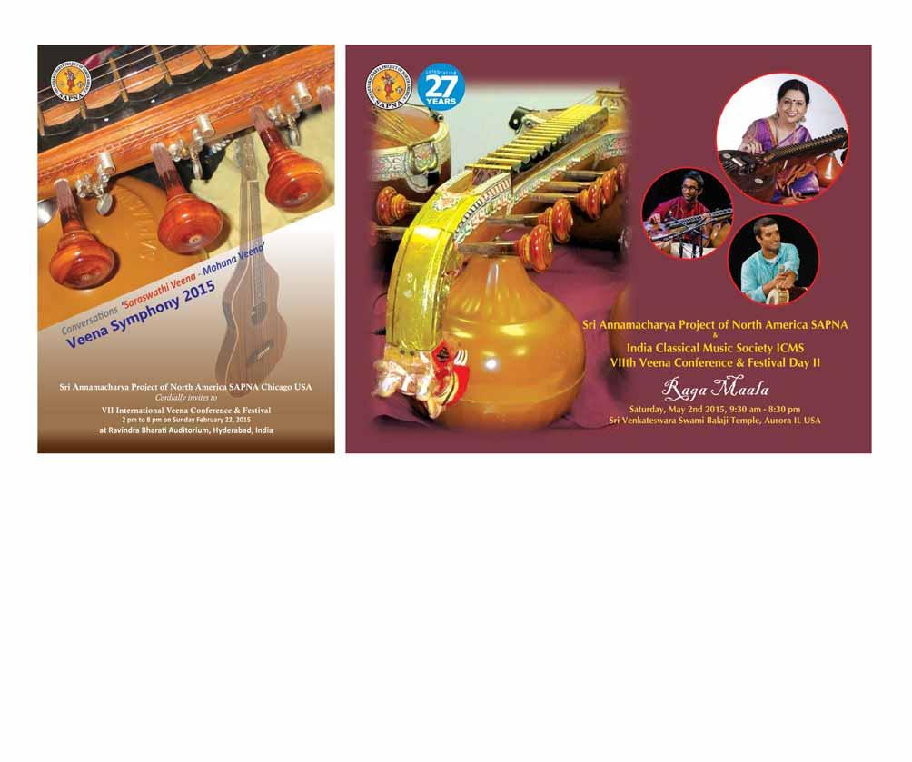 VII International Veena Festival held on Sunday Feb 22, 2015 Ravindra Bharati Auditorium Hyderabad India from 2 pm to 8 pm Student Showcase Guru Ramavarapu Vijayalakshmi Academy of Music, Vizag