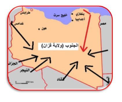 [Geography] The strategic location of Libya means that it could relieve the pressure being felt by the State of the Caliphate in Iraq and ash-sham.