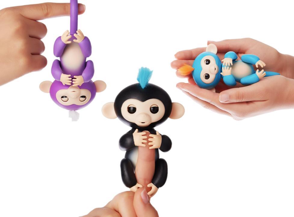 Best Christmas Gifts For 2017 Kids By: Alexandria Eledge Men Women Fingerlings Interactive Baby Monkey Cute little monkeys attach