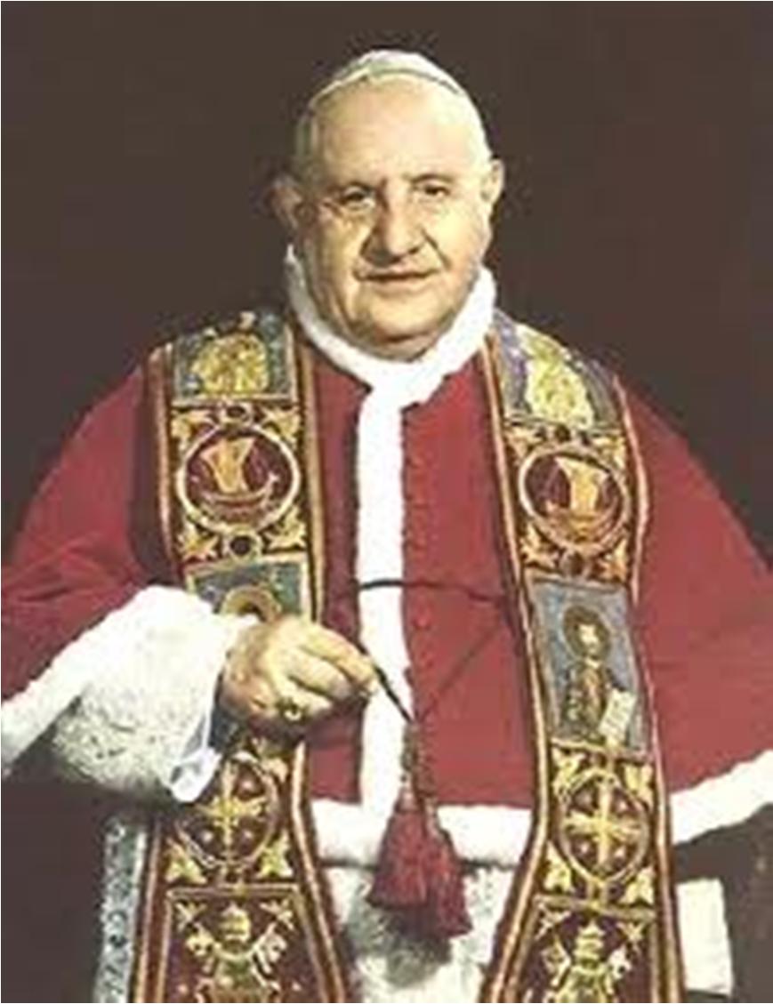 Pope John XXIII 1958 1963 Born