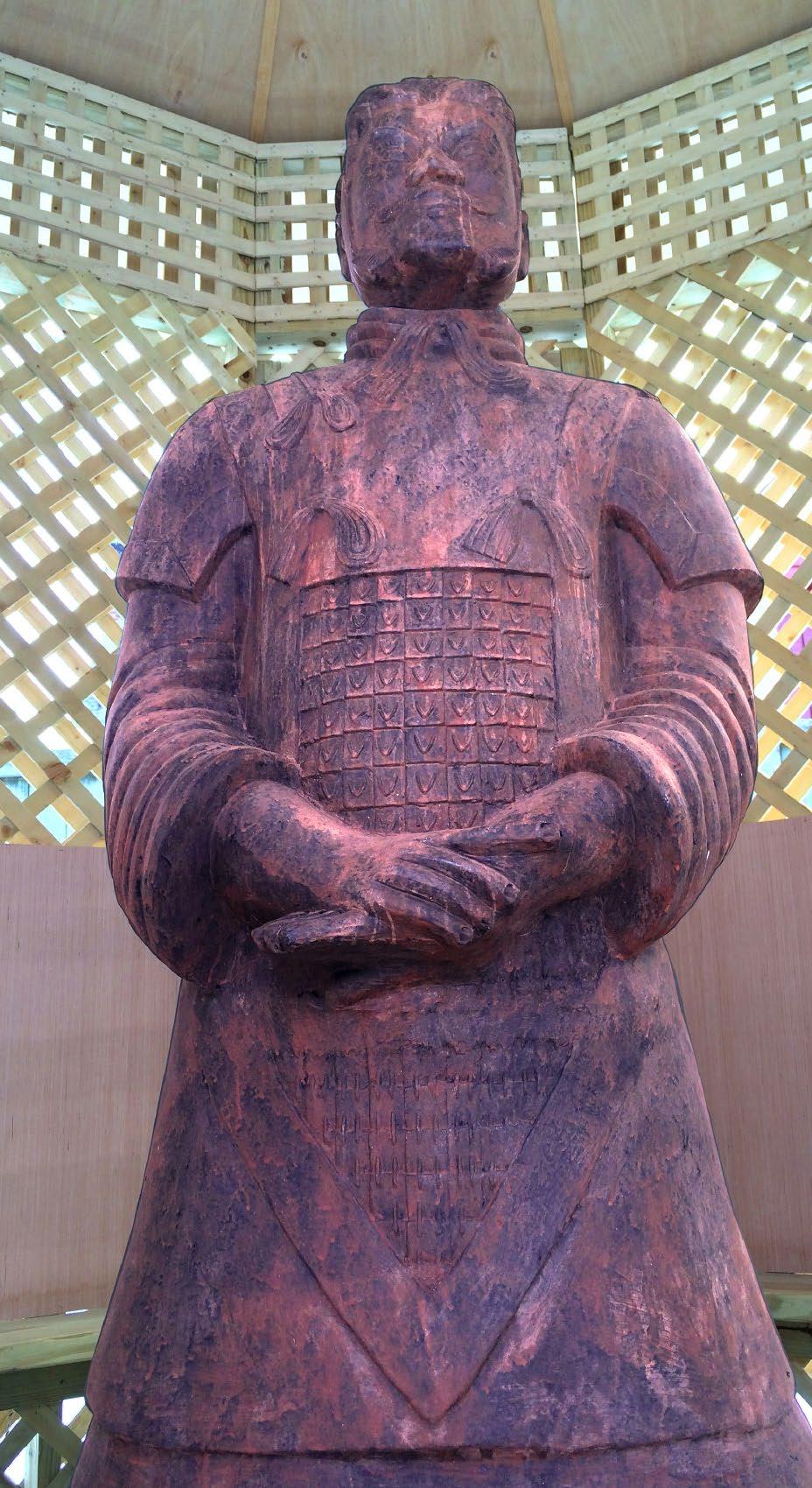 Love at La Vie de la Rose The Terracotta Army is a collection of sculptures depicting the armies of Qin Shi Huang, the