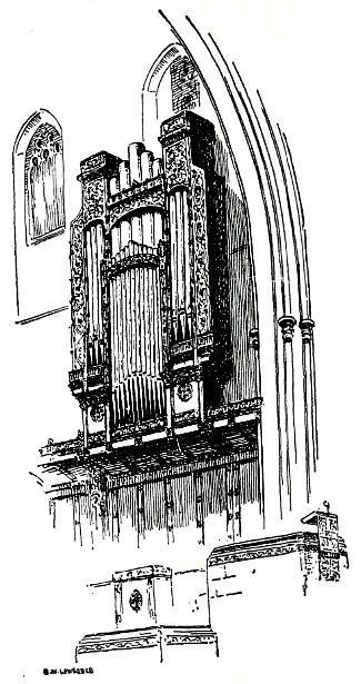 In 1902, the choir moved from the gallery to the small chancel in the front of the church, and in 1904 the console was moved to the chancel as well.
