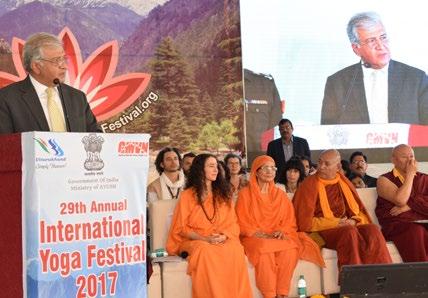 Let the International Yoga Festival inspire all participants to become torchbearers of hope, so that the ancient wisdom of India