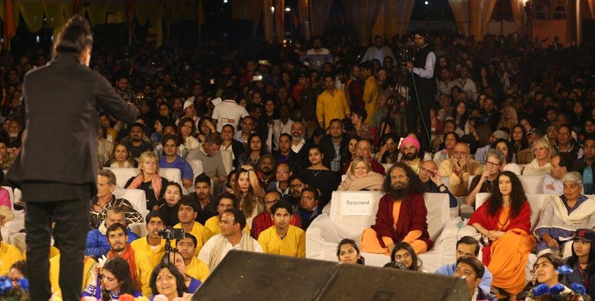 Festival was attended by more than 1200 people, who came from across the world to take part in inspiring lectures and courses by over 65 revered saints, yogacharyas, presenters and experts who taught
