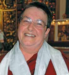 Jamyang London became her home in 2002, where she was ordained by Geshi Tashi Tsering on Enlightenment Day, June 2008.