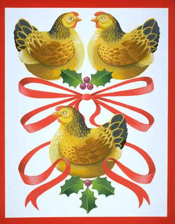 Three French hens Gifts of