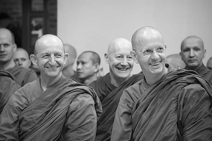 I had hurriedly opened the door of a room that I had presumed to be empty, only to find to my horror that not only was it Tan Ajahn Sumedho s room but, far worse, there he was himself and sitting in