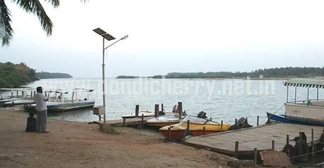CHUNNAMBAR BOAT HOUSE Facilities for boating are available at the Boat House on the River Chunnambar, 8kms from Pondicherry.