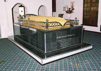 he ws buried on the site where he hd most frequently red his pryers. After time, wood nd iron structure ws erected round the grve, cting s the first tomb.