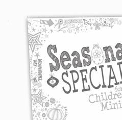 It s your holiday swiss army kife! Seasoal Specials for Childre s Miistry: All-New Ideas for 13 Holidays Tired of tired holiday ideas? Need icig for your Suday morig?