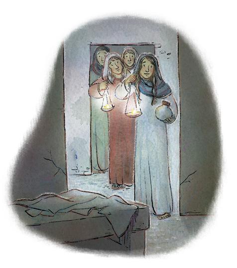 LASTELE Jeesuse surmale järgnenud pühapäeva hommikul tulid mõned naised hauakambri
