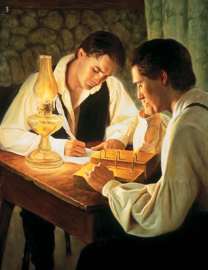 The Prophet being able to translate the Book of Mormon