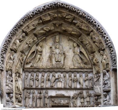 portal west façade,