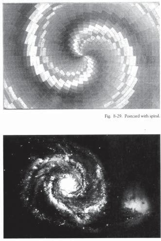 in the rest of space [see Fig. 2-35], as scientists have discovered, because the black light within a spiral is the feminine energy, and the darkness out in space is Void, not the same.