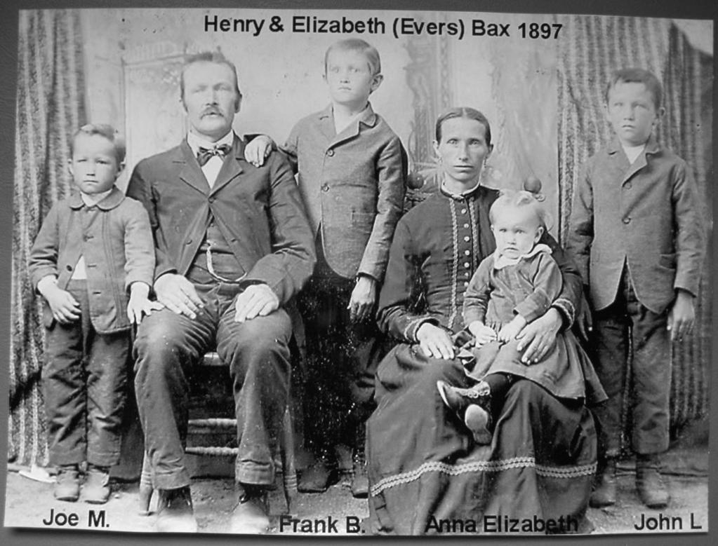 Below is a picture of Henry and Elizabeth along with several of their children.