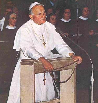 In 2002, John Paul II states that the rosary, though clearly Marian in