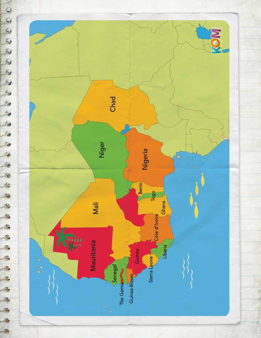 INTERNATIONAL MISSIONS: WEST AFRICA MAP 3rd & 4th Grade Enhanced CD, Fall 2016 2016 LifeWay.